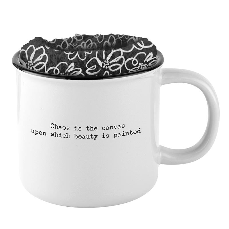 Mug &amp; Sock Gift Set-Chaos/Beauty (Mug 12oz/Sock 10.5&quot;)